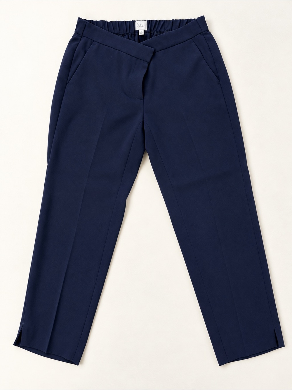 Hatch x J Crew women’s maternity dress pants straight leg work pants navy S/M